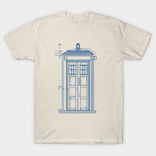 Tardis Blue Print T-Shirt